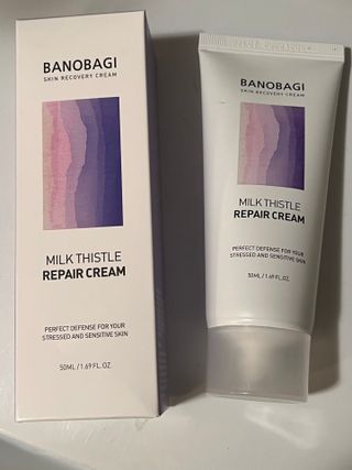 바노바기 코스메틱 바노바기 밀크 씨슬 리페어 크림 50ml — 5점을 준 리뷰어가 2023년 3월 올린 사용 사진