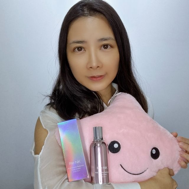 리엔케이 핑크 볼륨 래디언스 컬러크림 리뷰 사진