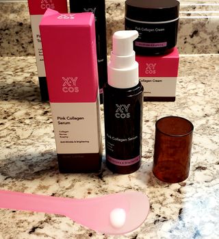 Pink Collagen Line [Toner, Serum, Cream] — 5점을 준 리뷰어가 2021년 9월 올린 사용 사진