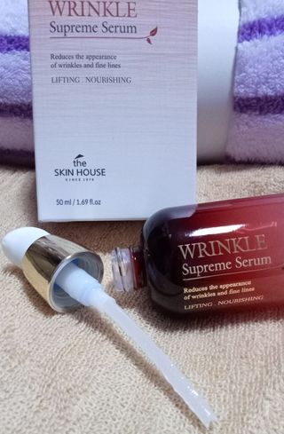 [The Skin House] Wrinkle Supreme Serum — 5점을 준 리뷰어가 2022년 12월 올린 사용 사진