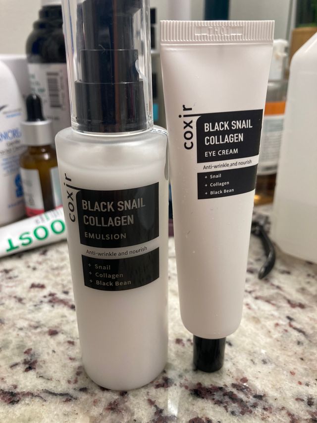 Black Snail Collagen Eyecream+Emulsion 리뷰 사진