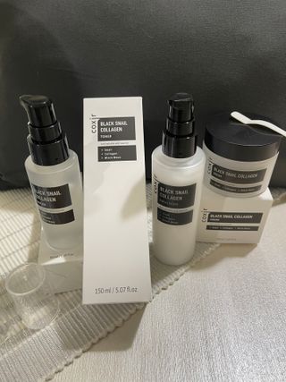 Black Snail Collagen Trio Set [Toner, Serum and Cream] — 5점을 준 리뷰어가 2021년 9월 올린 사용 사진