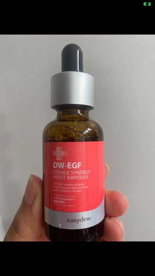 이지듀 이지 듀 DW-EGF 더블 시너지 모이스트 / 퍼밍 앰플 — 5점을 준 리뷰어가 2021년 3월 올린 사용 사진