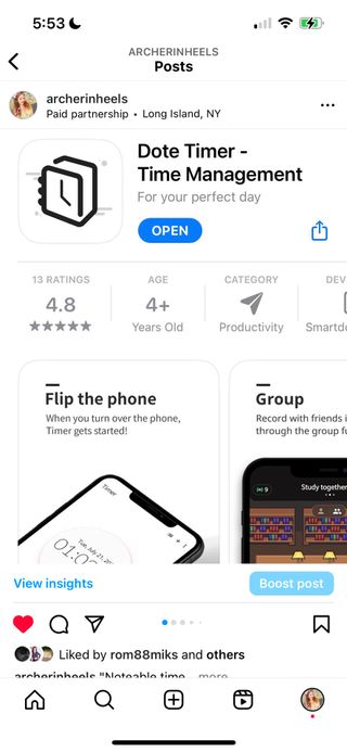 도트타이머 Metaverse time management app, Dote Timer ⏲️ 1 premium lifetime pass, 10 one-year subscriptions — 5점을 준 리뷰어가 2023년 9월 올린 사용 사진