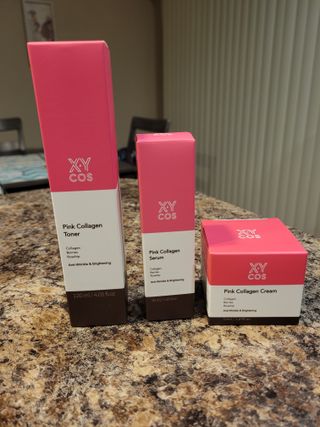 Pink Collagen Line [Toner, Serum, Cream] — 5점을 준 리뷰어가 2021년 10월 올린 사용 사진