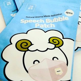 르무통 스피치 버블 아로마 마스크 패치 — 5점을 준 리뷰어가 2021년 4월 올린 사용 사진