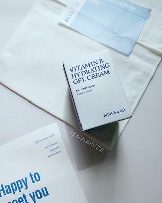 스킨앤랩 비타민B 하이드레이팅 젤 크림 — 4점을 준 리뷰어가 2022년 12월 올린 사용 사진