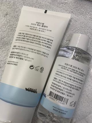 라운드 랩 1025 독도 토너 100ml — 5점을 준 리뷰어가 2021년 2월 올린 사용 사진