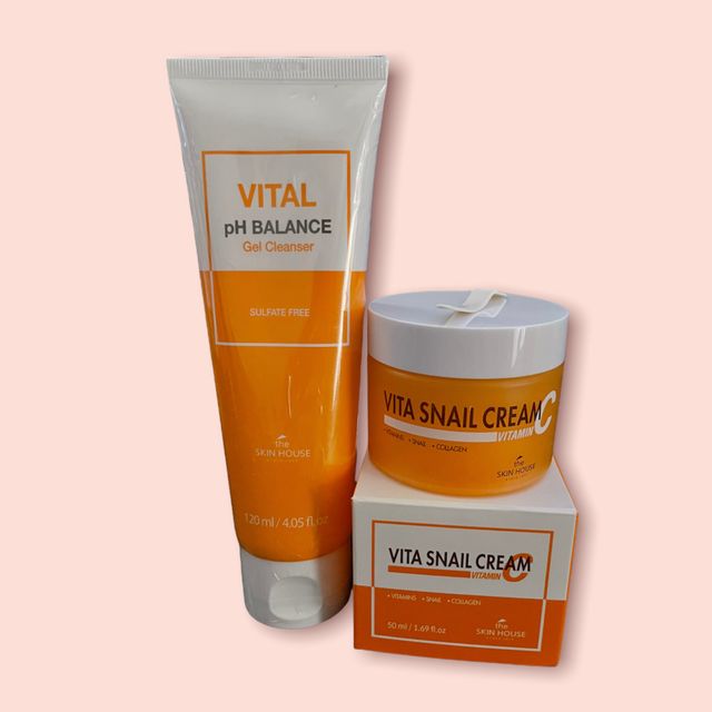 Vita Snail Cream + Vital PH Gel Cleanser 리뷰 사진
