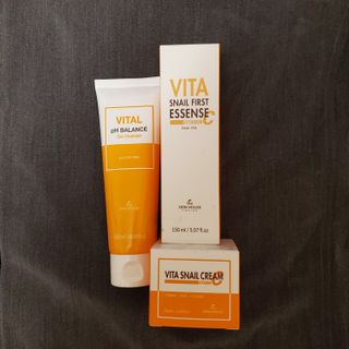 Vita Snail Trio Set [First Essence, Cream, Gel Cleanser] — 5점을 준 리뷰어가 2021년 9월 올린 사용 사진