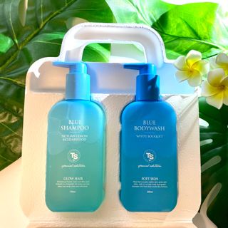TS 블루 에디션 (블루 샴푸 200ml + 블루 바디 워시 200ml) — 5점을 준 리뷰어가 2023년 6월 올린 사용 사진