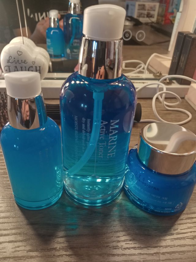 Marine Active Toner, Serum, Cream 리뷰 사진