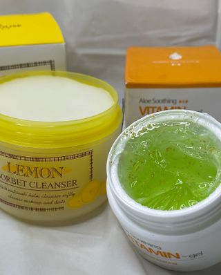 [THE SKIN HOUSE] Lemon Sorbet Cleanser, Aloe Soothing Vitamin Gel — 5점을 준 리뷰어가 2021년 12월 올린 사용 사진