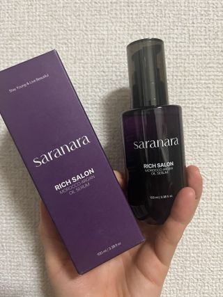Rich Salon Morocco Argan Oil Serum 사라나라, 리치 살롱 모로코알 건 오일 세럼 — 5점을 준 리뷰어가 2023년 1월 올린 사용 사진