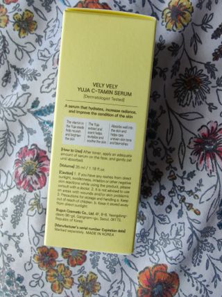 VELY VELY Yuja C-Tamin Serum — 5점을 준 리뷰어가 2021년 4월 올린 사용 사진