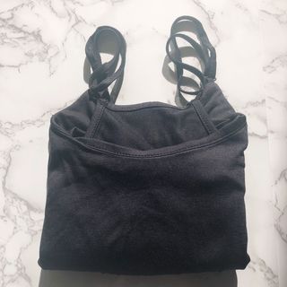 noflik 민소매 스트랩 블라우스-Dressy Tops Summer Spaghetti Strap Tank Tops — 2.5점을 준 리뷰어가 2021년 7월 올린 사용 사진