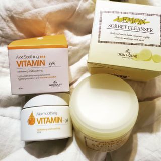 [THE SKIN HOUSE] Lemon Sorbet Cleanser, Aloe Soothing Vitamin Gel — 5점을 준 리뷰어가 2021년 12월 올린 사용 사진