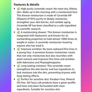 파시랩 USA_[FASCY LAB] 세라마이드 하이드레이팅 크림 — 4점을 준 리뷰어가 2021년 9월 올린 사용 사진