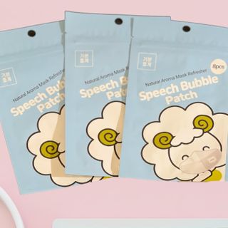 르무통 스피치 버블 아로마 마스크 패치 — 5점을 준 리뷰어가 2021년 4월 올린 사용 사진