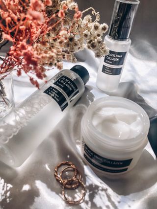 Black Snail Collagen Trio Set [Toner, Serum and Cream] — 5점을 준 리뷰어가 2021년 8월 올린 사용 사진