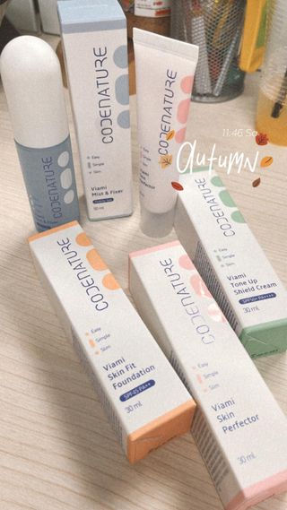 코드네이처 비아미 퍼펙트 케어 4종 — 5점을 준 리뷰어가 2021년 11월 올린 사용 사진