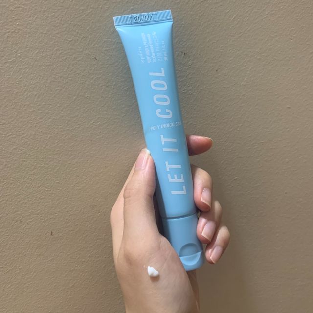 렛잇쿨 폴리인디고 진정 리파인 크림 리뷰 사진