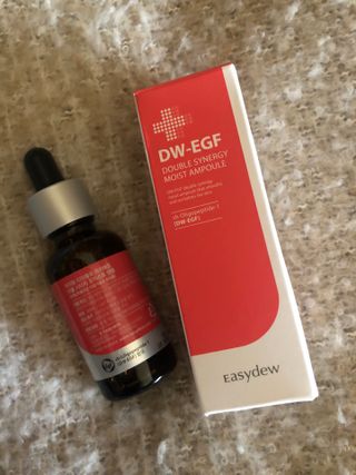 이지듀 이지 듀 DW-EGF 더블 시너지 모이스트 / 퍼밍 앰플 — 5점을 준 리뷰어가 2021년 3월 올린 사용 사진
