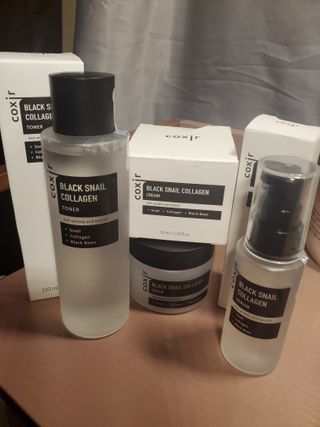 Black Snail Collagen Trio Set [Toner, Serum and Cream] — 4점을 준 리뷰어가 2021년 10월 올린 사용 사진