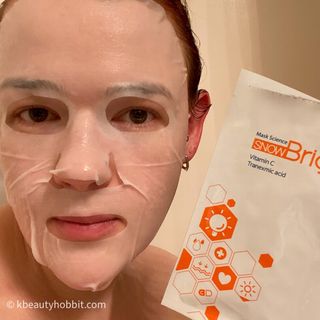 트리티스 [Treatis] Facial Sheet Mask — 5점을 준 리뷰어가 2021년 2월 올린 사용 사진