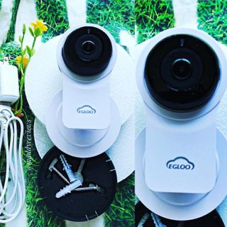 온습도 모니터와 스마트 리모컨이 탑재된 EGLOO cam S4 1080P Wi-Fi 스마트 카메라 — 5점을 준 리뷰어가 2021년 6월 올린 사용 사진