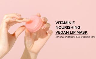 마더메이드 [어머니 만든] 슈퍼 플럼 핑 Vit E 비건 립 마스크 _E — 4점을 준 리뷰어가 2021년 2월 올린 사용 사진