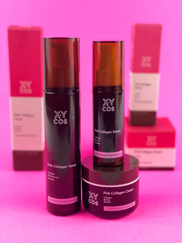 Pink Collagen Line [Toner, Serum, Cream] 리뷰 사진