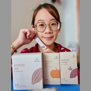 [쿠누트라] K・ENZYME 아연 카카오/3gx30 파우더 스틱 — 3점을 준 리뷰어가 2022년 7월 올린 사용 사진