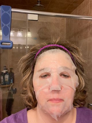 트리티스 [Treatis] Facial Sheet Mask — 5점을 준 리뷰어가 2021년 2월 올린 사용 사진