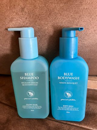 TS 블루에디션(샴푸200ml+바디워시200ml SET) — 5점을 준 리뷰어가 2023년 7월 올린 사용 사진