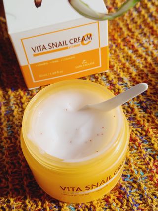 [THE SKIN HOUSE] Vita Snail Cream — 4점을 준 리뷰어가 2022년 2월 올린 사용 사진