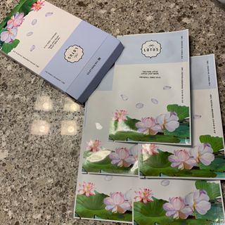 제주 보태니컬 선크림/더 퓨어 로터스 어메니티 세트/연꽃잎 마스크 - 진정 — 5점을 준 리뷰어가 2022년 8월 올린 사용 사진