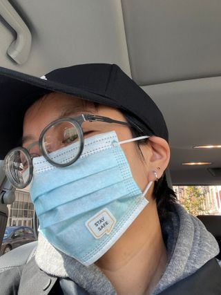 르무통 스피치 버블 아로마 마스크 패치 — 4.5점을 준 리뷰어가 2021년 4월 올린 사용 사진