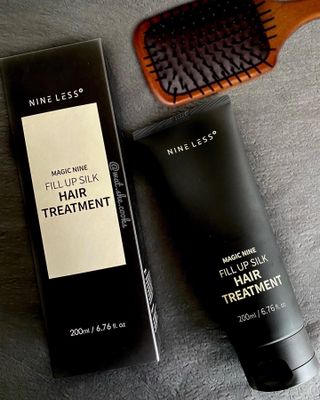 나인레스 매지나인 필 업 실크 트리트먼트 200ml 6.76 fl. 온스 유형에 남겨 — 4점을 준 리뷰어가 2022년 1월 올린 사용 사진