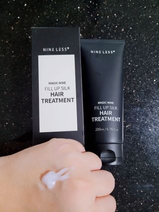 나인레스 매지나인 필 업 실크 트리트먼트 200ml 6.76 fl. 온스 유형에 남겨 — 5점을 준 리뷰어가 2022년 1월 올린 사용 사진
