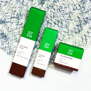 Cica Green Line [Toner, Serum, Cream] — 4.5점을 준 리뷰어가 2021년 9월 올린 사용 사진