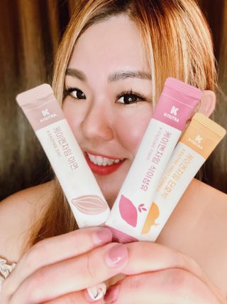 [쿠누트라] K・ENZYME 아연 카카오/3gx30 파우더 스틱 — 4점을 준 리뷰어가 2023년 2월 올린 사용 사진
