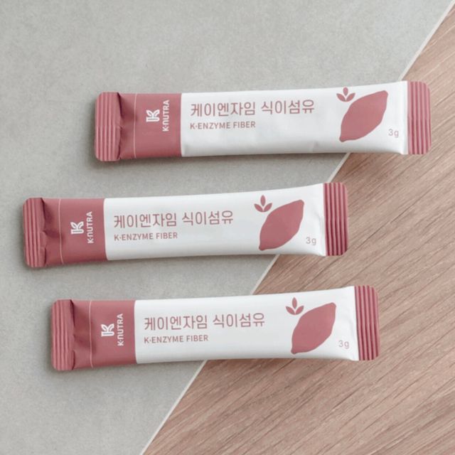 [쿠누트라] K・ENZYME 식이섬유 고구마 / 3gx30 파우더 스틱 리뷰 사진