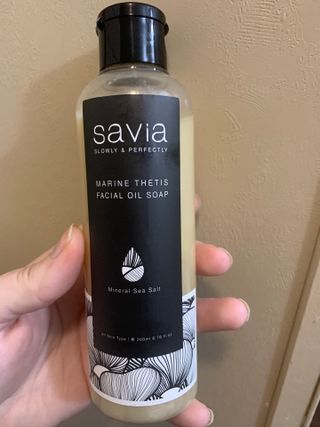 오바코 SAVIA MARINE THETIS FACIAL OIL SOAP — 3.5점을 준 리뷰어가 2022년 1월 올린 사용 사진
