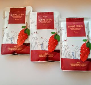 [K-doraji] Omija Berry Drink–80ml pouches of Bellflower Root Concentrate with Omija Berry — 4점을 준 리뷰어가 2021년 8월 올린 사용 사진