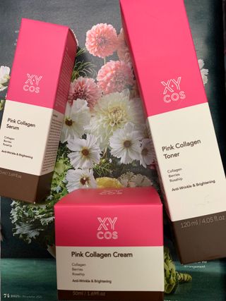 Pink Collagen Line [Toner, Serum, Cream] — 4점을 준 리뷰어가 2021년 10월 올린 사용 사진