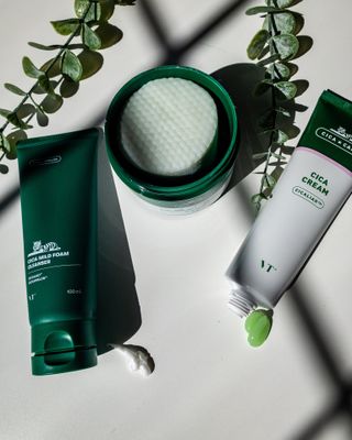 시카 클리어 스팟 패치(10mm 18ea &amp; 12mm 30ea) &amp; 데일리 수딩 마스크 &amp; CICA 크림100ml — 3점을 준 리뷰어가 2023년 7월 올린 사용 사진