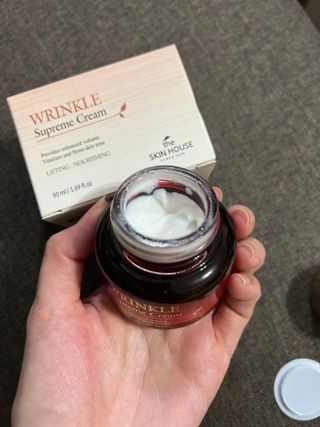 [The Skin House] Wrinkle Supreme Cream — 5점을 준 리뷰어가 2023년 1월 올린 사용 사진