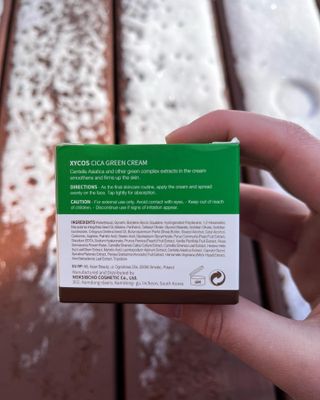 [XYCOS] Cica Green Cream (Vegan) — 4점을 준 리뷰어가 2022년 3월 올린 사용 사진