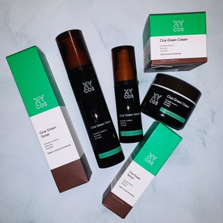 Cica Green Line [Toner, Serum, Cream] — 4.5점을 준 리뷰어가 2021년 9월 올린 사용 사진